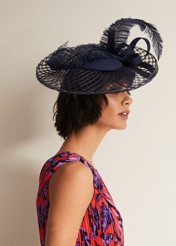 Phase Eight Navy Fascinator Hats Navy USA | 2493071-ZL